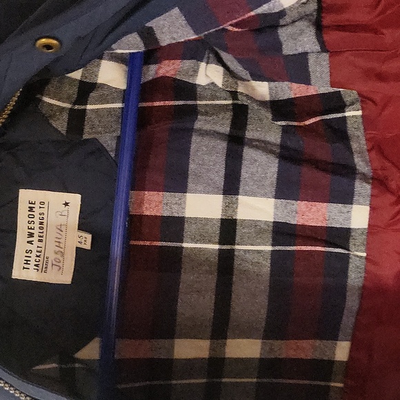 Navy blue boys Fall/winter coat - Picture 4 of 4